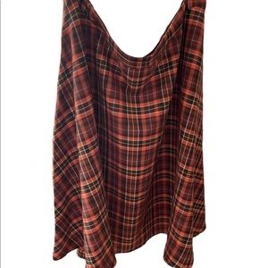 ModCloth plus size fall academia skirt